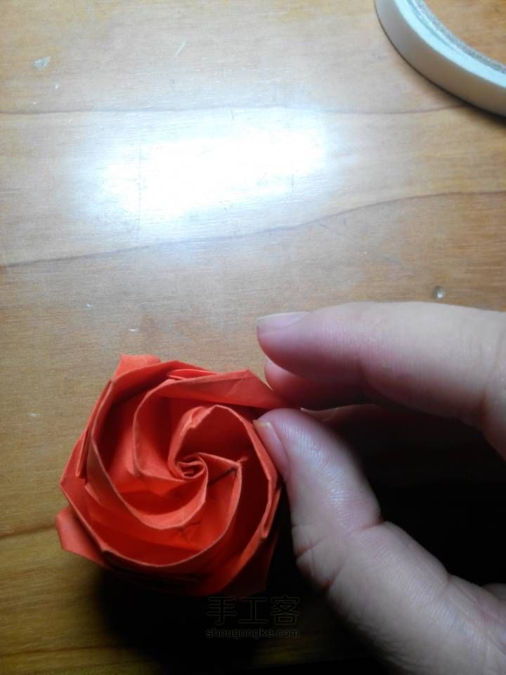 折纸 玫瑰 第53步