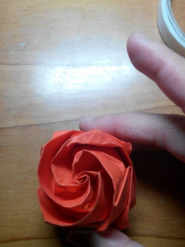 折纸 玫瑰 第56步