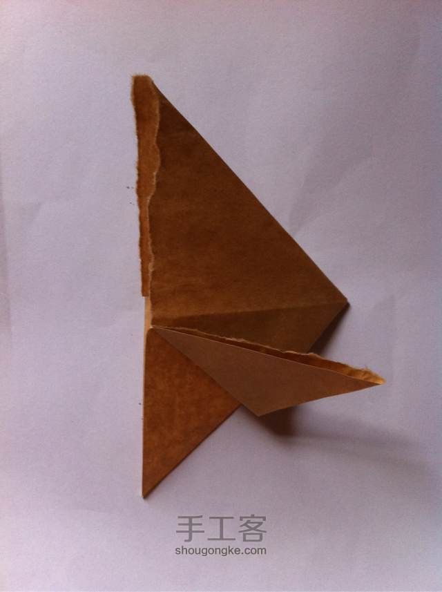 「折纸」最简单的玫瑰『1』 第6步