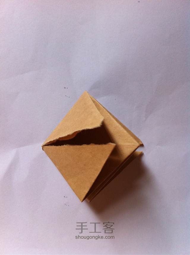 「折纸」最简单的玫瑰『1』 第7步