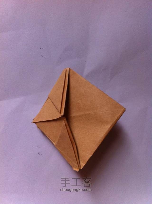 「折纸」最简单的玫瑰『1』 第11步