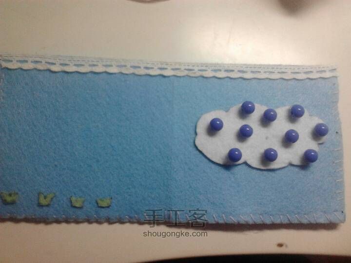 制作不织布可爱钱包 第8步