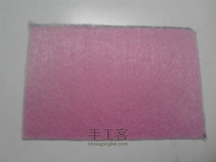 制作不织布可爱钱包 第3步