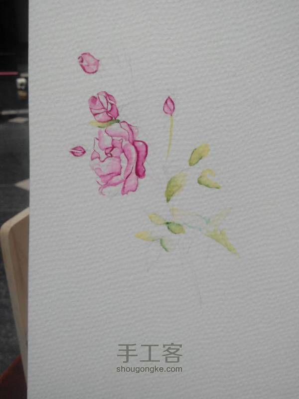 水彩手绘花朵 第8步
