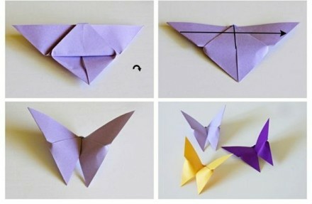 蝴蝶飘飘 折纸教程 第3步
