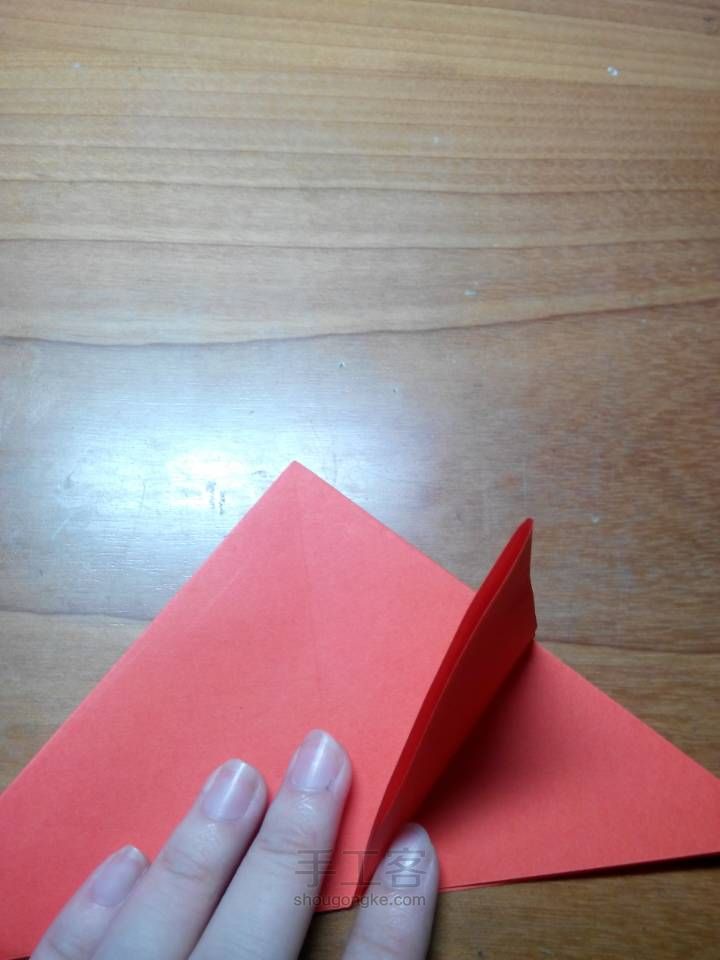 钻石玫瑰 折纸教程 第4步