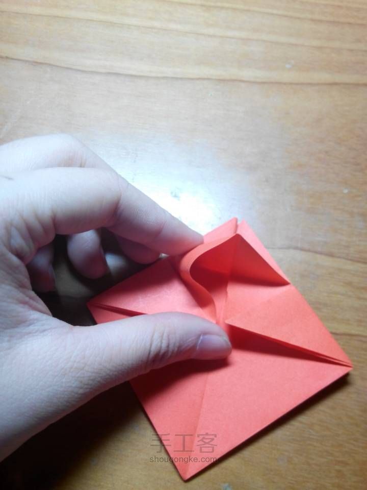 钻石玫瑰 折纸教程 第17步