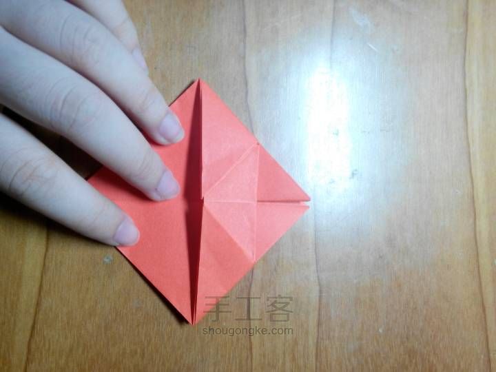 钻石玫瑰 折纸教程 第23步