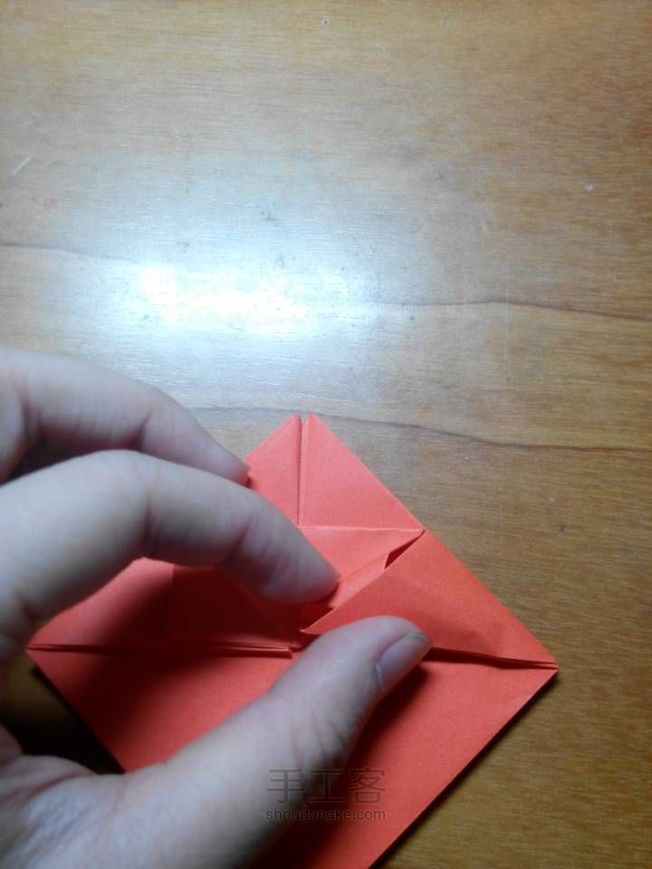 钻石玫瑰 折纸教程 第21步