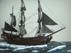 古帆船制作—黑珍珠号[模型]