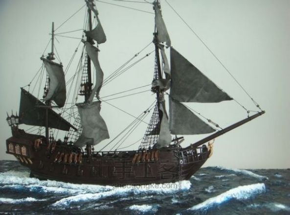 古帆船制作—黑珍珠号[模型] 第2步