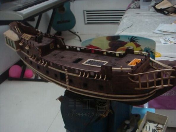 古帆船制作—黑珍珠号[模型] 第48步