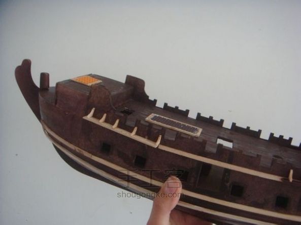 古帆船制作—黑珍珠号[模型] 第47步