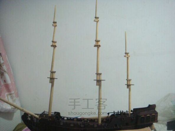 古帆船制作—黑珍珠号[模型] 第73步