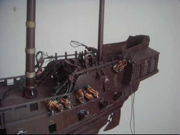古帆船制作—黑珍珠号[模型] 第90步