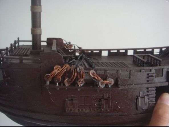 古帆船制作—黑珍珠号[模型] 第89步