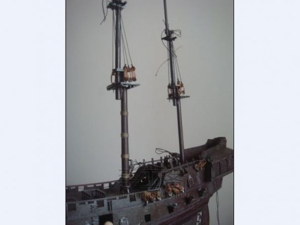 古帆船制作—黑珍珠号[模型] 第91步