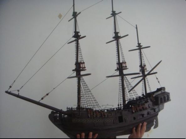 古帆船制作—黑珍珠号[模型] 第94步