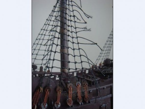 古帆船制作—黑珍珠号[模型] 第93步