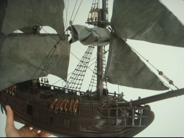 古帆船制作—黑珍珠号[模型] 第104步