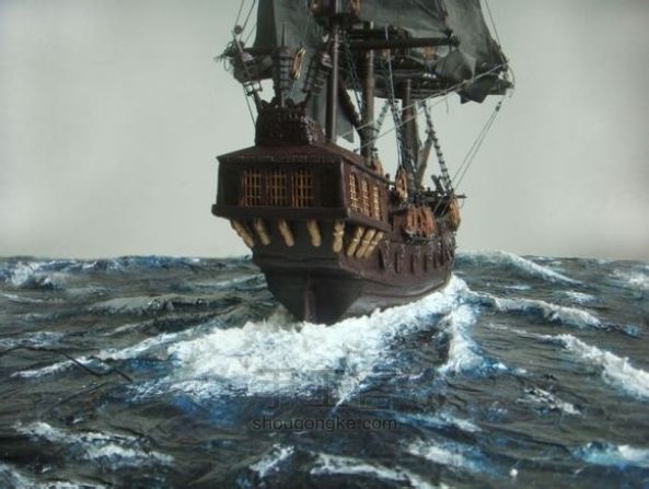 古帆船制作—黑珍珠号[模型] 第138步