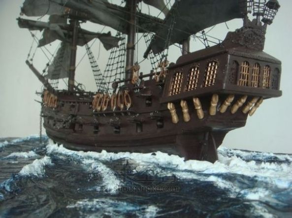 古帆船制作—黑珍珠号[模型] 第141步