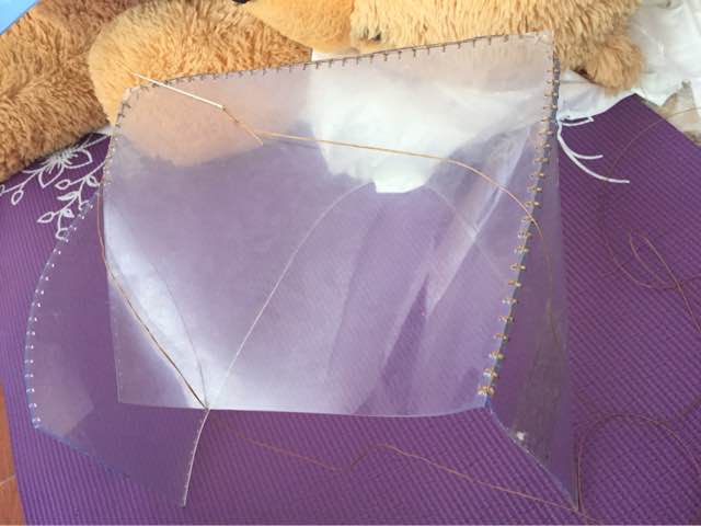 软玻璃门帘改收纳盒制作教程 第5步