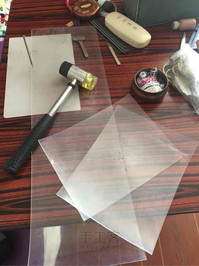 软玻璃门帘改收纳盒制作教程 第3步