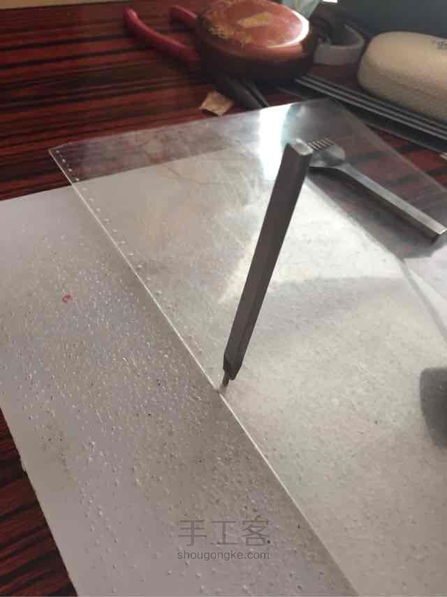 软玻璃门帘改收纳盒制作教程 第4步