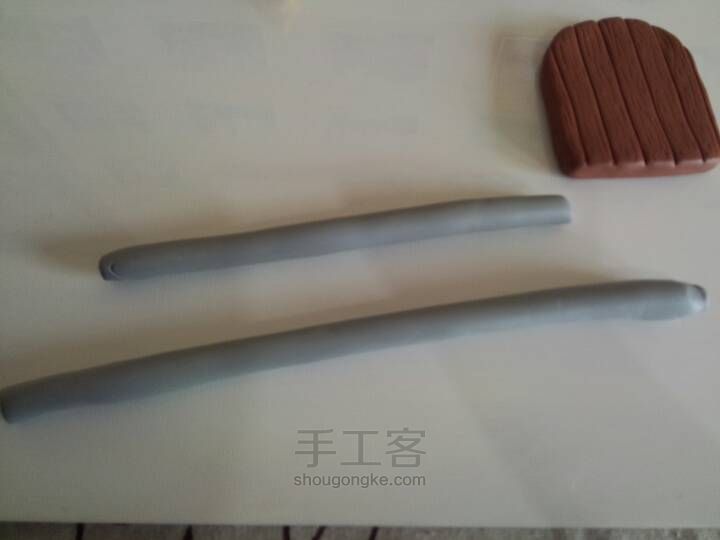 软陶精灵小门制作教程 第3步