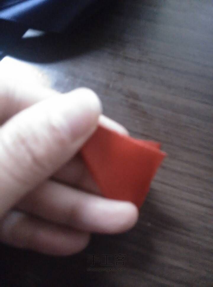 红蓝魅惑小花，有现货，可以按照要求制作成发夹或头绳 第2步