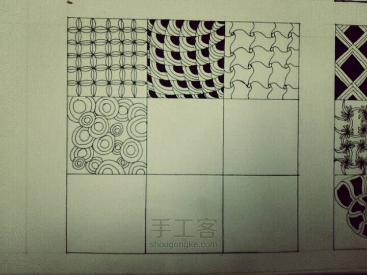 禅绕画的基础图案 第9步