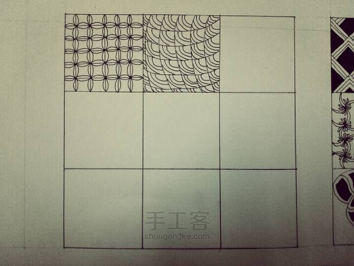 禅绕画的基础图案 第6步