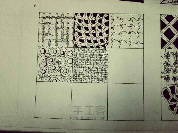 禅绕画的基础图案 第11步
