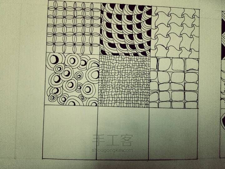 禅绕画的基础图案 第12步