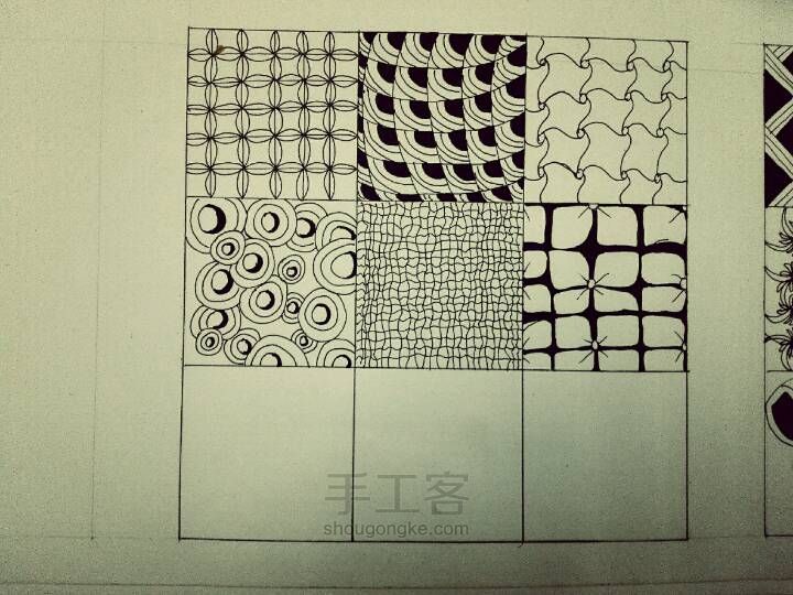 禅绕画的基础图案 第13步