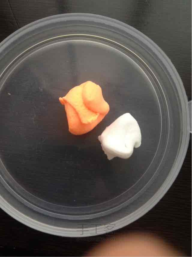 mini花儿纸粘土 第2步