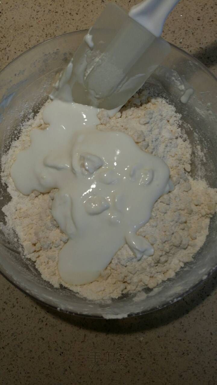 简单酸奶小面包(不揉不醒超快手！) 第4步