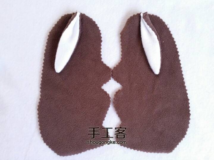 布艺玩具之兔子 第6步