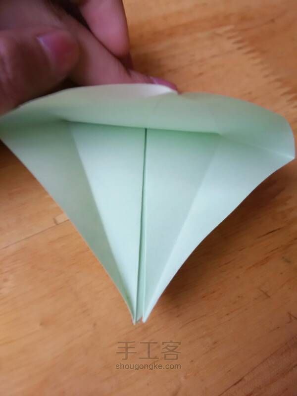 折纸。。叶子 第7步