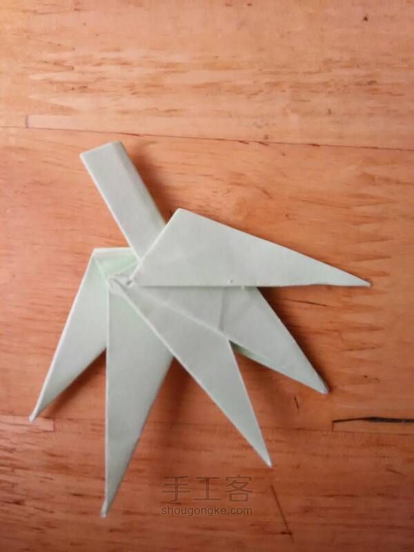 折纸。。叶子 第21步