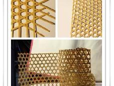 六角孔是竹编中最常用的编法之一。学会了它，方器圆器随形器都不是问题。