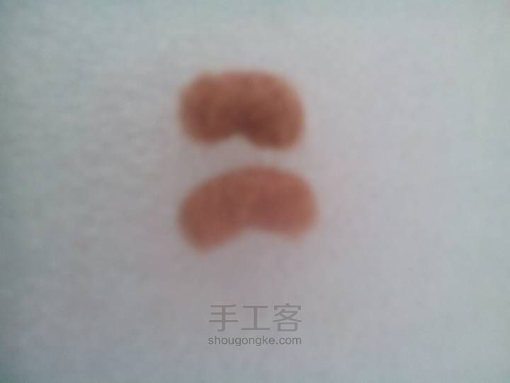 抄简单超详细羊毛毡大眼仔 第13步