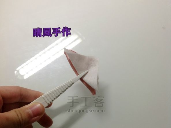 和风樱花发饰 制作教程 第3步