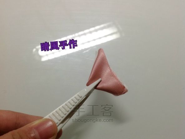 和风樱花发饰 制作教程 第4步