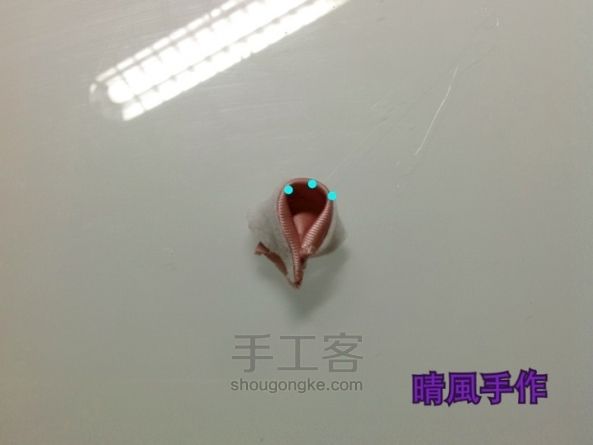 和风樱花发饰 制作教程 第7步