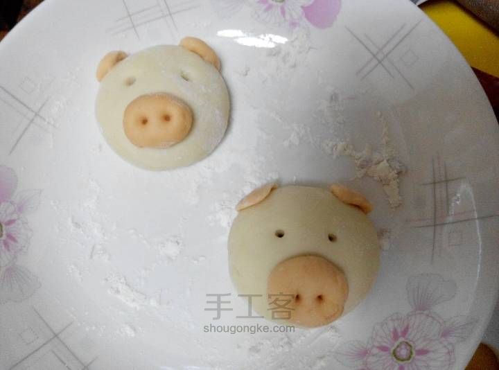 小猪宝宝馒头 第4步