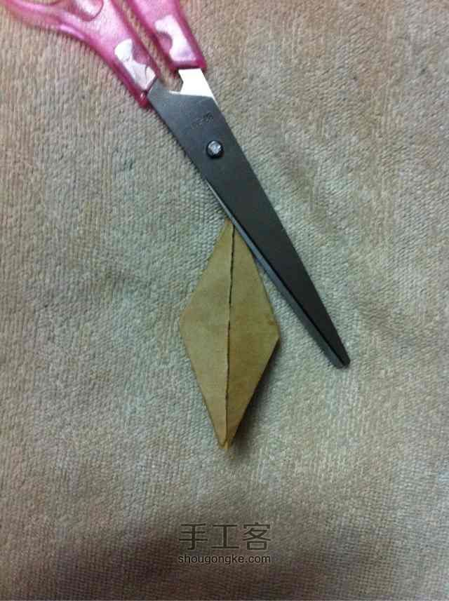 「折纸」装好运的纸鹤 第8步