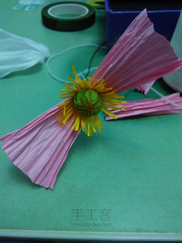 纸罂粟花的制作 第12步