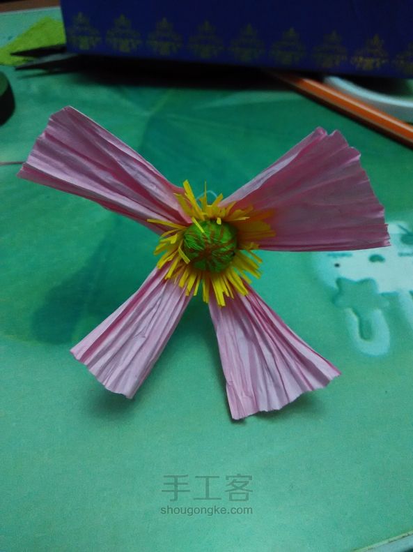 纸罂粟花的制作 第13步